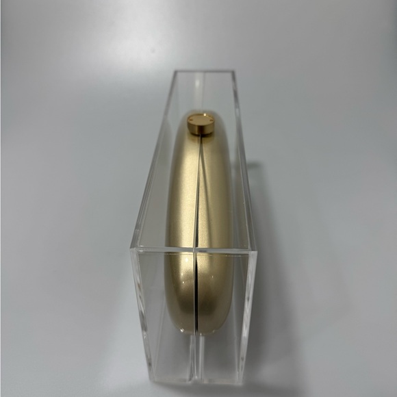 Cult Gaia Annika Acrylic Clutch Bag Gold - Picture 3 of 8